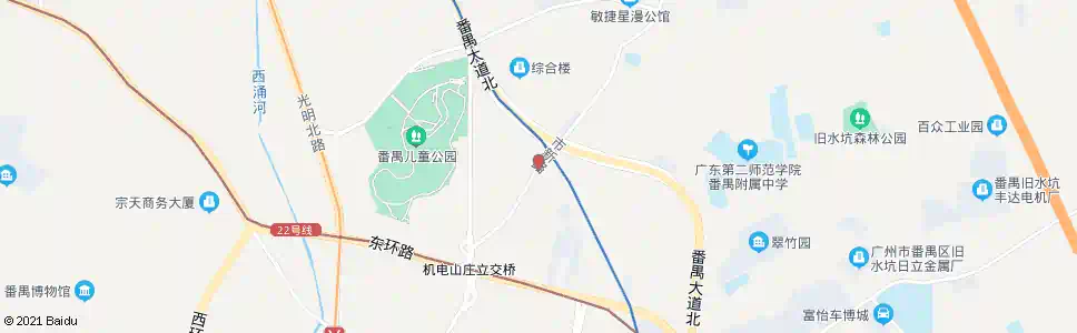 广州蔡二新村_公交站地图_广州公交_妙搜公交查询2024