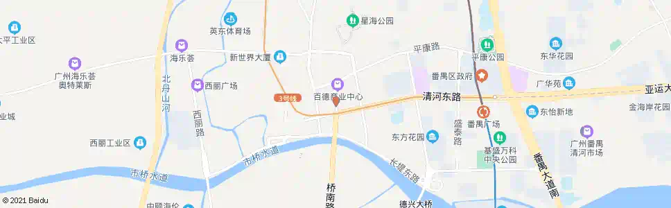 广州工业路_公交站地图_广州公交_妙搜公交查询2024