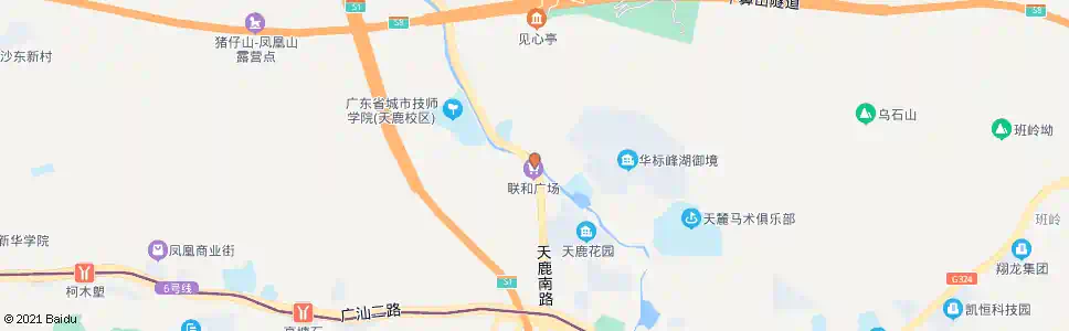 广州联和墟_公交站地图_广州公交_妙搜公交查询2024