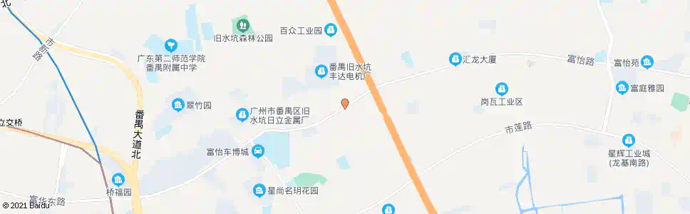 广州茶东村西_公交站地图_广州公交_妙搜公交查询2024