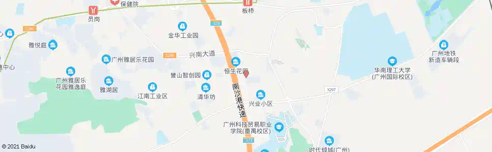 广州南村综合市场_公交站地图_广州公交_妙搜公交查询2024