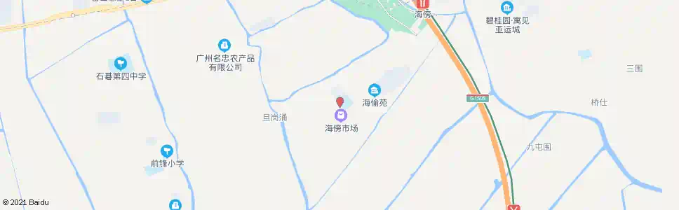 广州海傍小学_公交站地图_广州公交_妙搜公交查询2024