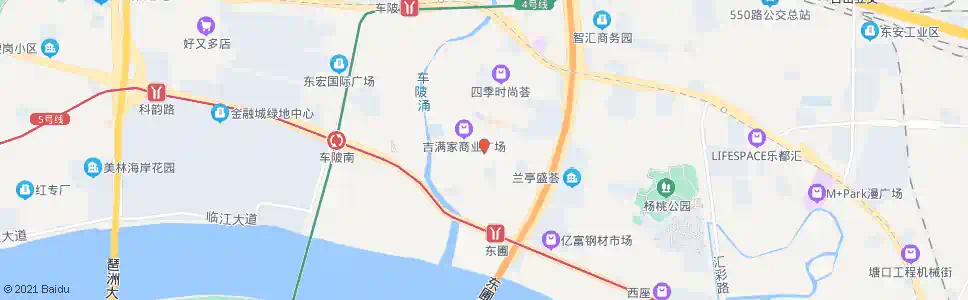 广州东圃二马路_公交站地图_广州公交_妙搜公交查询2024