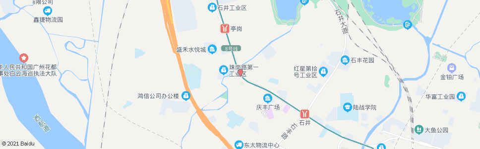 广州红星桥_公交站地图_广州公交_妙搜公交查询2024