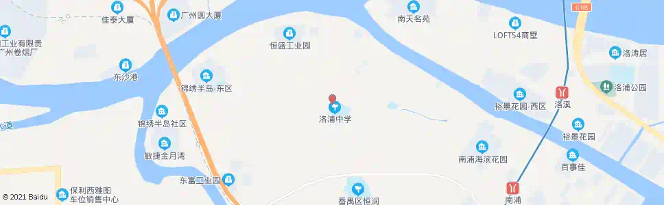 广州西二村_公交站地图_广州公交_妙搜公交查询2024