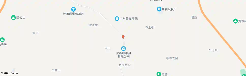 广州钟落潭茅岗村_公交站地图_广州公交_妙搜公交查询2024