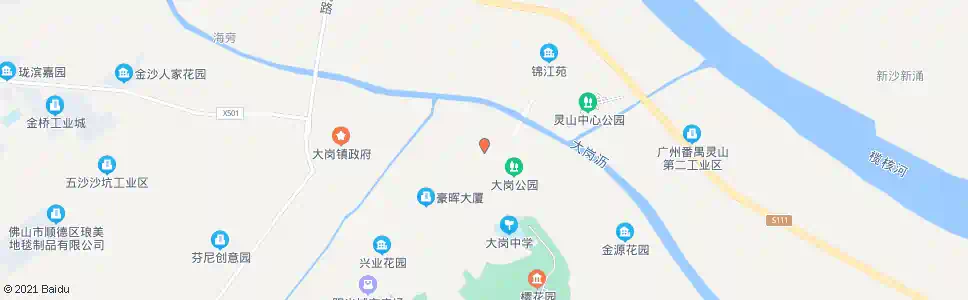 广州大岗医院_公交站地图_广州公交_妙搜公交查询2024