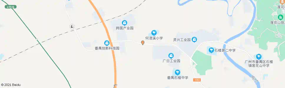 广州岳溪村_公交站地图_广州公交_妙搜公交查询2024