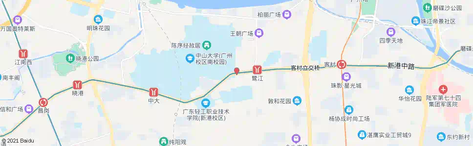 广州康乐村_公交站地图_广州公交_妙搜公交查询2024