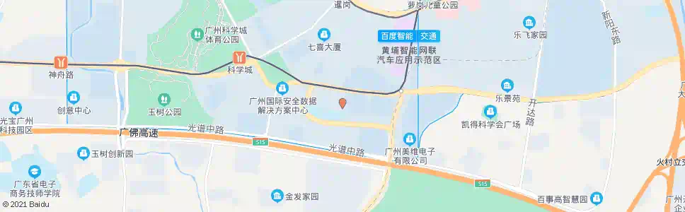 广州科学城(天泰二路)总站_公交站地图_广州公交_妙搜公交查询2024