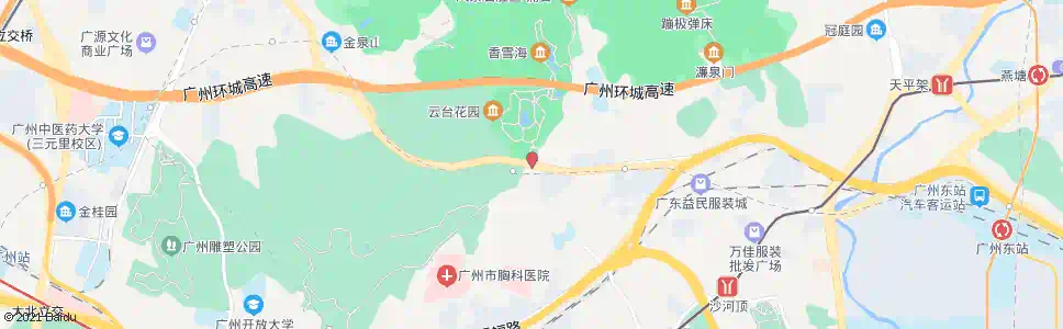 广州白云索道_公交站地图_广州公交_妙搜公交查询2024