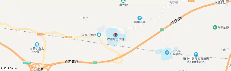 广州理工学院_公交站地图_广州公交_妙搜公交查询2024