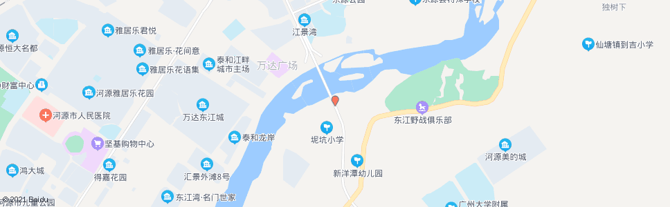 河源东源大桥(北)_公交站地图_河源公交_妙搜公交查询2024