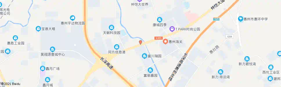 惠州马过渡_公交站地图_惠州公交_妙搜公交查询2024