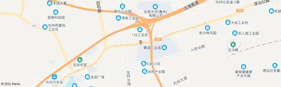 惠州震雄工业园1_公交站地图_惠州公交_妙搜公交查询2024