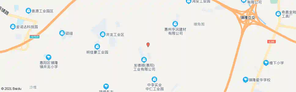 惠州高田村委_公交站地图_惠州公交_妙搜公交查询2024