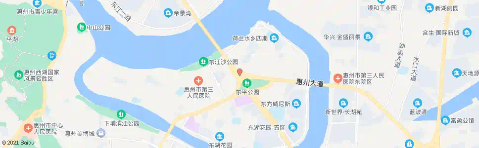 惠州东江大桥南_公交站地图_惠州公交_妙搜公交查询2024