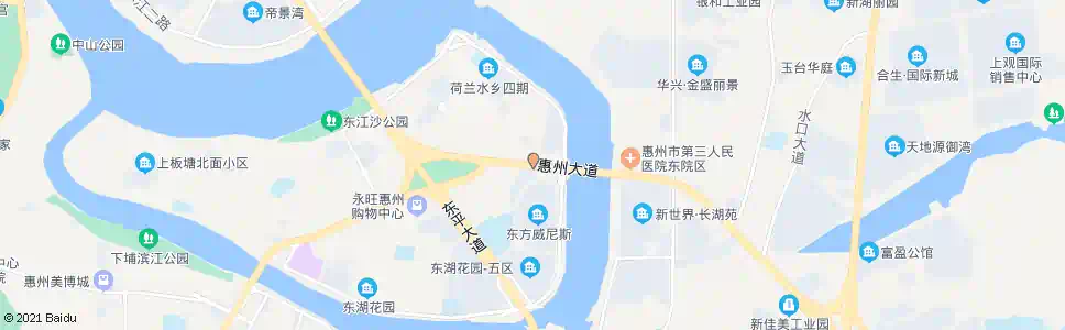 惠州赛格假日广场(新开河桥)_公交站地图_惠州公交_妙搜公交查询2024