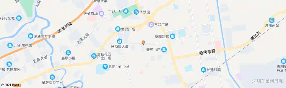 惠州富丽达花园_公交站地图_惠州公交_妙搜公交查询2024