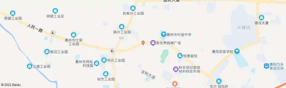 惠州桔园路口_公交站地图_惠州公交_妙搜公交查询2024