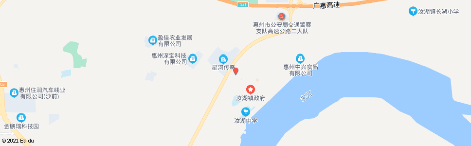 惠州东亚村_公交站地图_惠州公交_妙搜公交查询2024