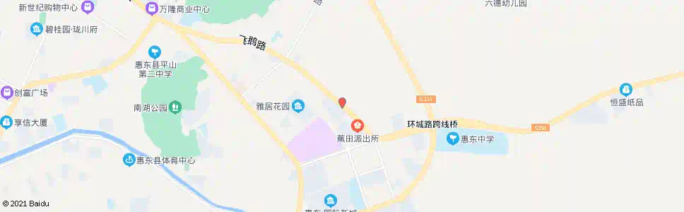 惠州蕉田村_公交站地图_惠州公交_妙搜公交查询2024