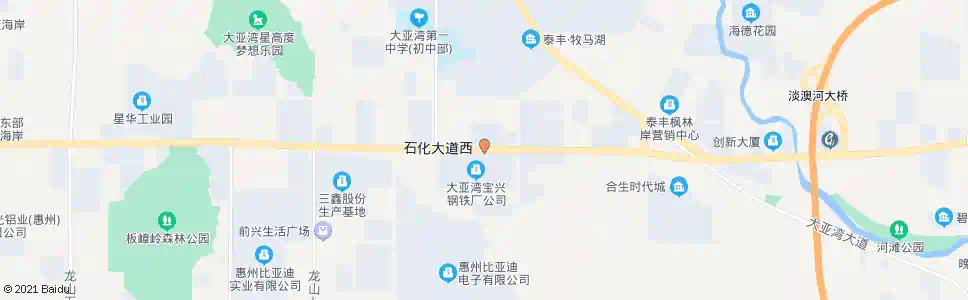 惠州宝兴钢铁厂_公交站地图_惠州公交_妙搜公交查询2024