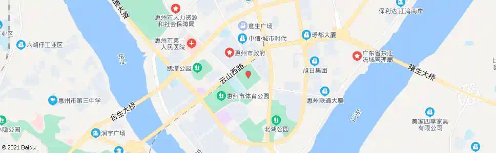 惠州市民乐园_公交站地图_惠州公交_妙搜公交查询2024