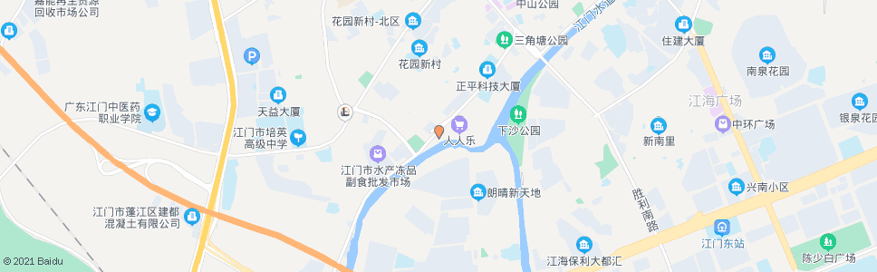 江门江北站_公交站地图_江门公交_妙搜公交查询2024