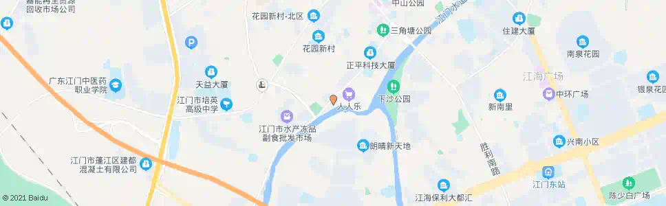 江门江北站_公交站地图_江门公交_妙搜公交查询2024