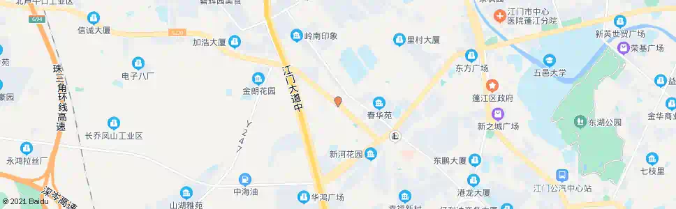 江门新围_公交站地图_江门公交_妙搜公交查询2024