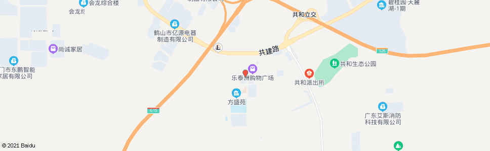 江门共和_公交站地图_江门公交_妙搜公交查询2024