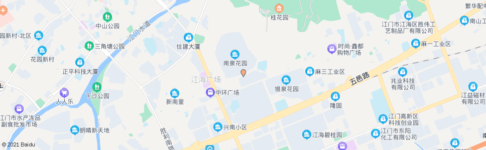 江门南泉花园_公交站地图_江门公交_妙搜公交查询2024