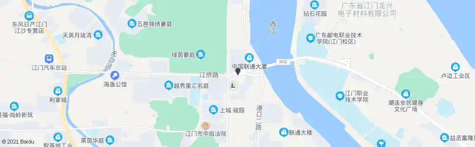 江门潮连大桥西_公交站地图_江门公交_妙搜公交查询2024