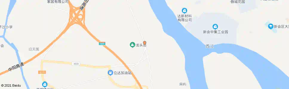 江门大螯大桥西_公交站地图_江门公交_妙搜公交查询2024