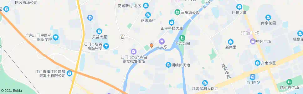 江门白沙公园_公交站地图_江门公交_妙搜公交查询2024