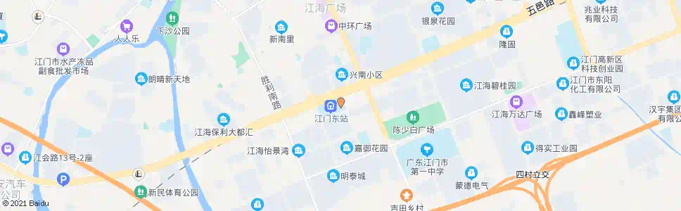 江门城轨江海站_公交站地图_江门公交_妙搜公交查询2024