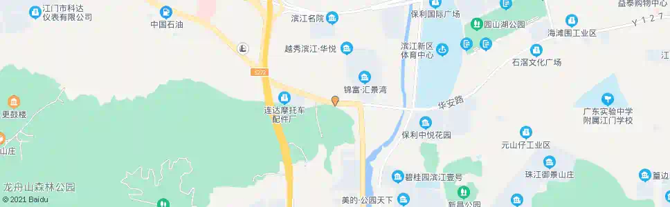 江门华安路口_公交站地图_江门公交_妙搜公交查询2024