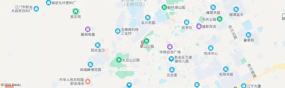 江门城西一路(新会旧车站)_公交站地图_江门公交_妙搜公交查询2024