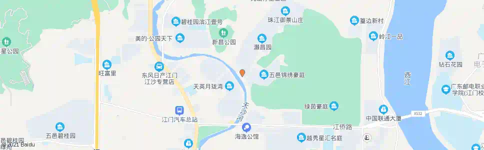 江门五邑锦绣豪园_公交站地图_江门公交_妙搜公交查询2024