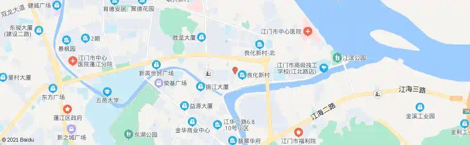 江门良化大道_公交站地图_江门公交_妙搜公交查询2024