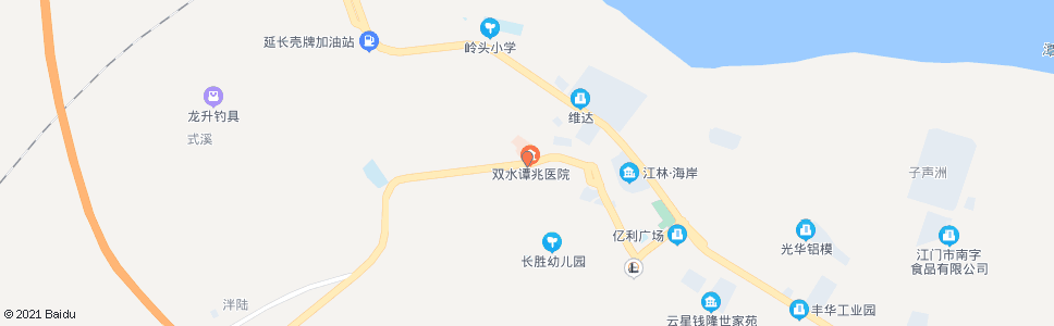 江门双水医院_公交站地图_江门公交_妙搜公交查询2024