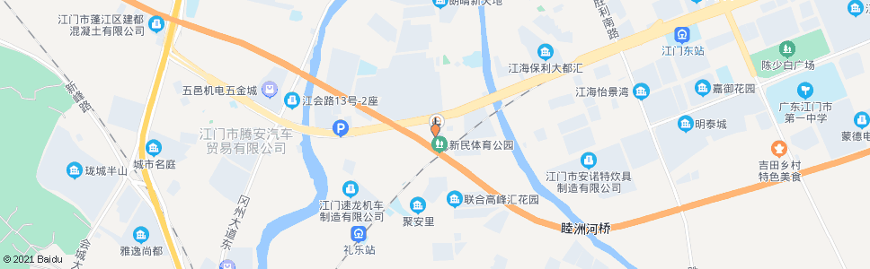 江门新民_公交站地图_江门公交_妙搜公交查询2024