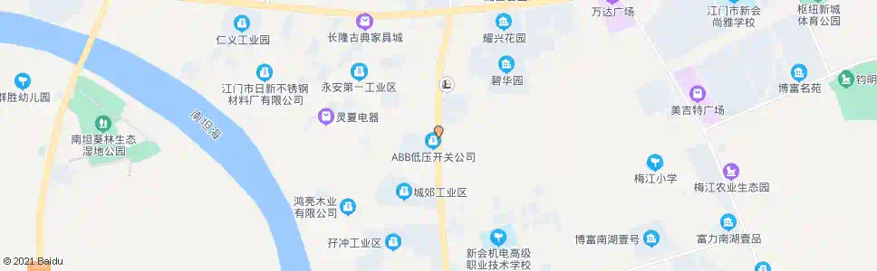 江门新会交警大队_公交站地图_江门公交_妙搜公交查询2024