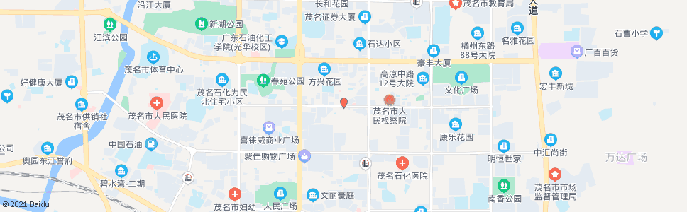茂名市国税局(西)_公交站地图_茂名公交_妙搜公交查询2024