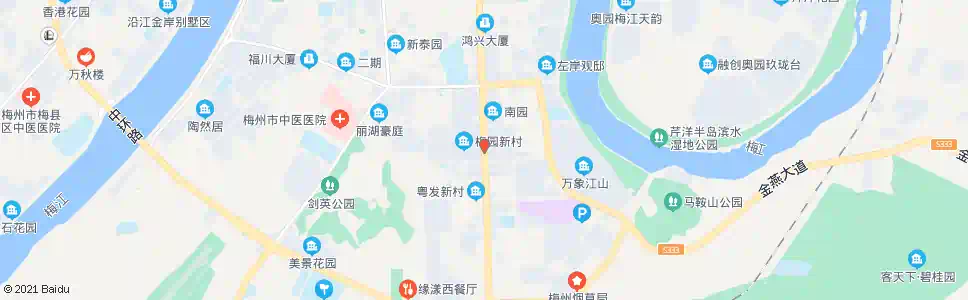 梅州梅园市场_公交站地图_梅州公交_妙搜公交查询2024