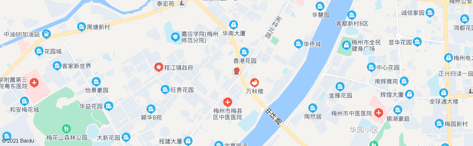 梅州新城加油站_公交站地图_梅州公交_妙搜公交查询2024