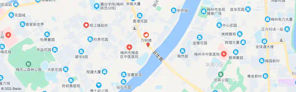 梅州梅雁中学_公交站地图_梅州公交_妙搜公交查询2024