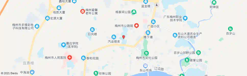 梅州一中学后门_公交站地图_梅州公交_妙搜公交查询2024