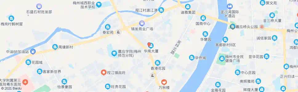 梅州人民北路路口_公交站地图_梅州公交_妙搜公交查询2024